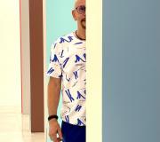 O artista pontevedrés, Fernando Carballa.