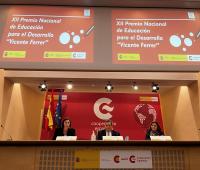 Comienzo del Acto de Entrega de la XII edición del Premio Nacional de Educación para el Desarrollo Sostenible y la ciudadanía global "Vicente Ferrer"