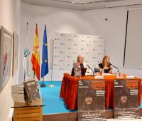 No acto de presentación da película "El corazón de Europa" participaron de esquerda a dereita: Juan Pinzás, director e guionista da longametraxe; e Pilar Sueiro, produtora executiva de Atlántico Films.