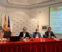 Javier Prado, Leopoldo Dito, Gabriel Tirapu y Pedro Barahona, directivos de UNEFA 