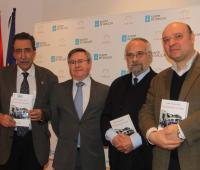 Araguas, Jiménez, Arsenio Díaz e Rodríguez Cañada na presentación.